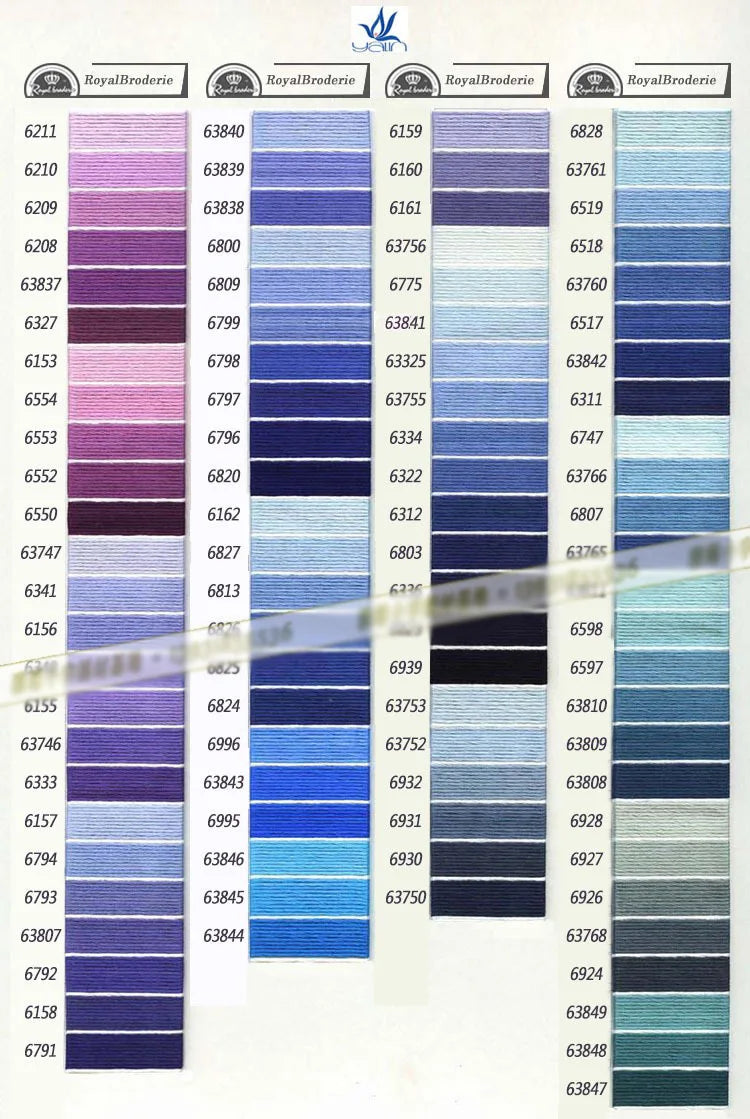 100% Cotton High Quality Cross stitch Floss Embroidery thread  Cross Stitch Embroidery Hand Knitting Sewing Weaving 8m 447 color