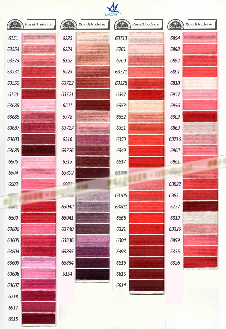 100% Cotton High Quality Cross stitch Floss Embroidery thread  Cross Stitch Embroidery Hand Knitting Sewing Weaving 8m 447 color
