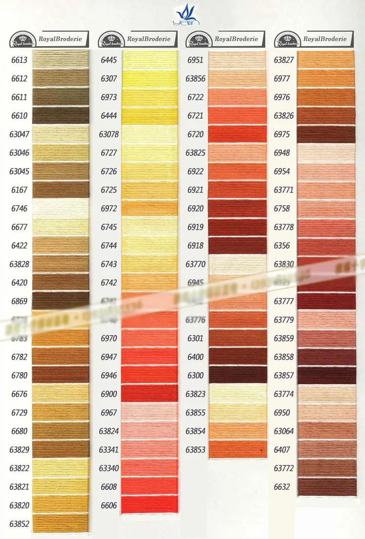 100% Cotton High Quality Cross stitch Floss Embroidery thread  Cross Stitch Embroidery Hand Knitting Sewing Weaving 8m 447 color
