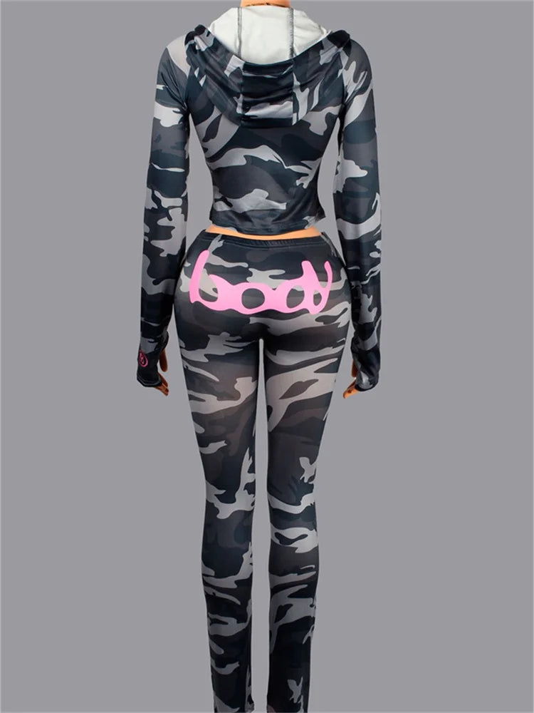 2025 Fall Casual Tracksuits Women Sets Long Sleeve Top Pants Elasticity Streetwear Sports Two 2 Piece Pink Matching Sets Outfits