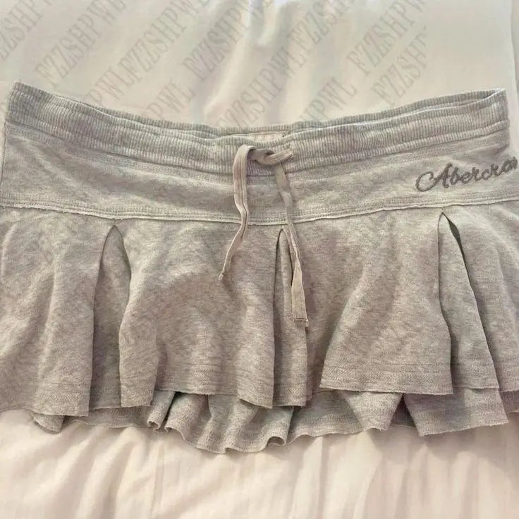 Cute Hot Y2K Harajuku Maiden Women Mini Skirt Retro Fashion Sport Casual Slim Classic Bottoms Female Aesthetic Lower garment