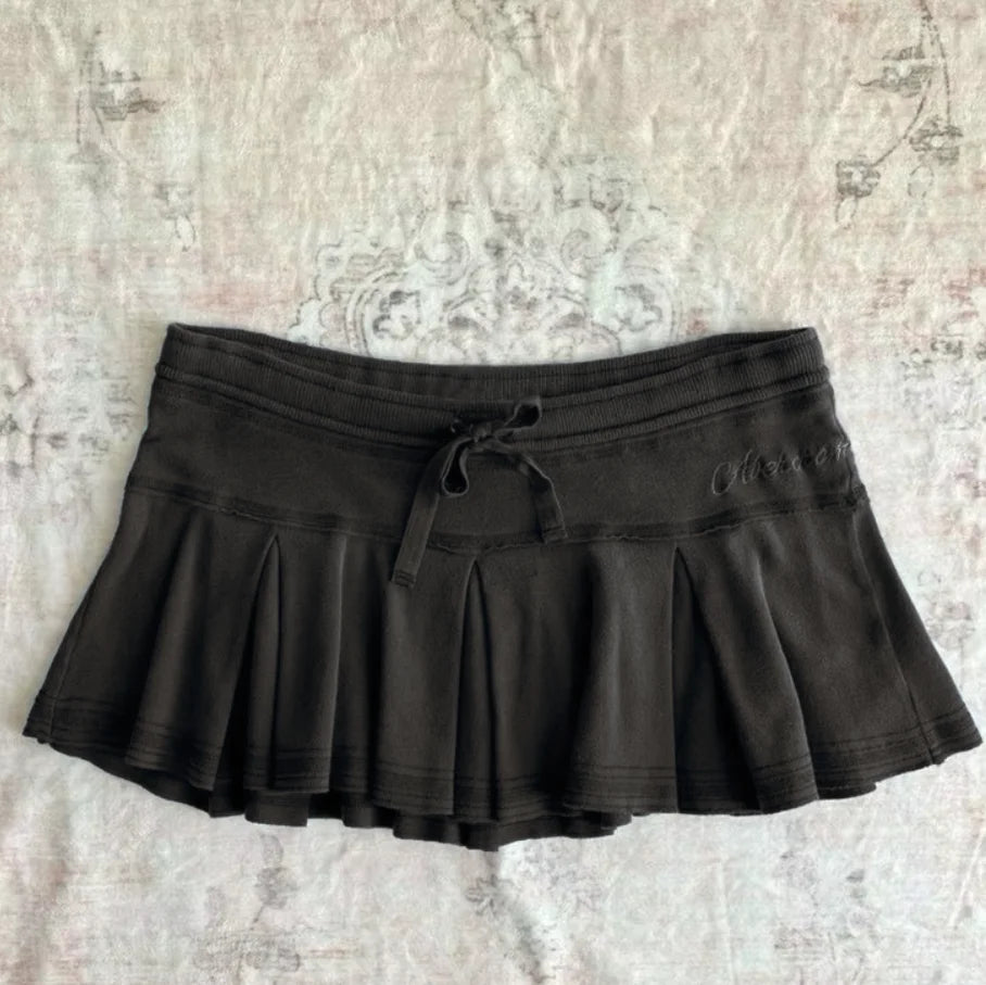 Cute Hot Y2K Harajuku Maiden Women Mini Skirt Retro Fashion Sport Casual Slim Classic Bottoms Female Aesthetic Lower garment