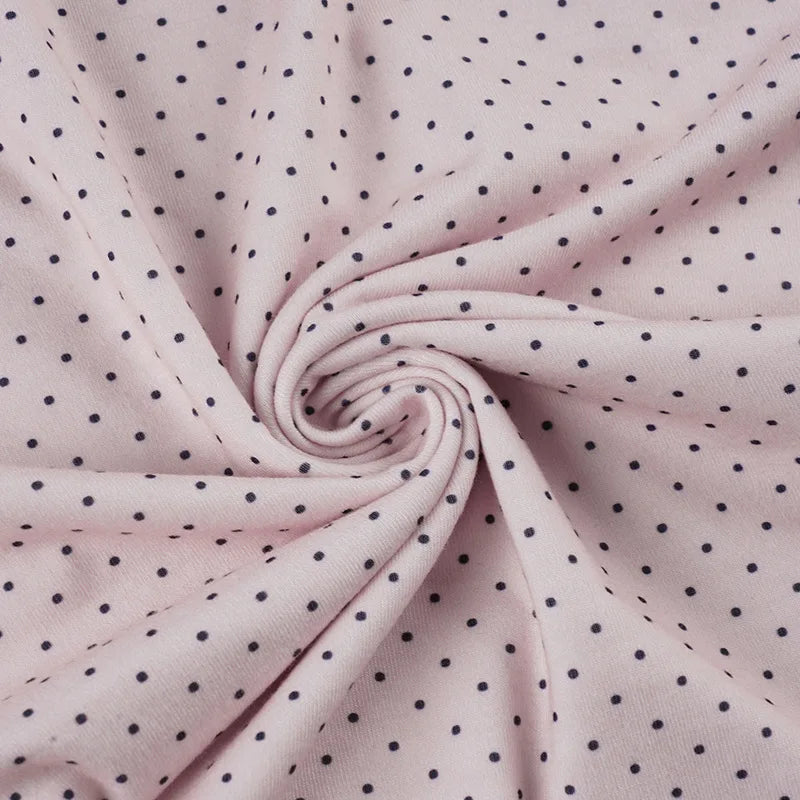 Sweet Polka Dot Prints T-Shirts Fashion Women Cute Design One-Shoulder Summer Tops Casual Korean Office Lady Commute Slim Tees