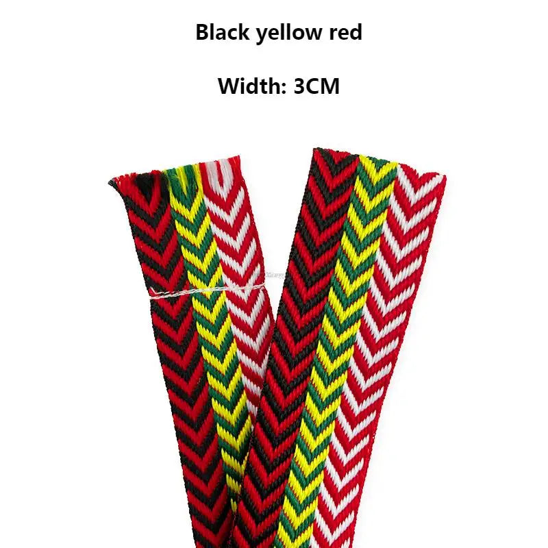 Flat Shoelaces for Sneakers Wavy Bread Shoe Laces Luxury Brand Shoelace Width 1.5cm/2cm/3cm Trend Shoe Lace Rope Shoes Strings
