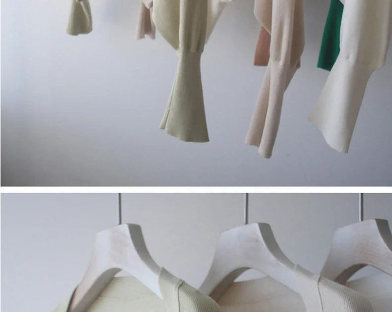 Autumn New Ice Silk Sun Protection Knitted Cardigan Strap Outer Shawl Batwing Sleeve Cover up Top Women's Fashion Trend