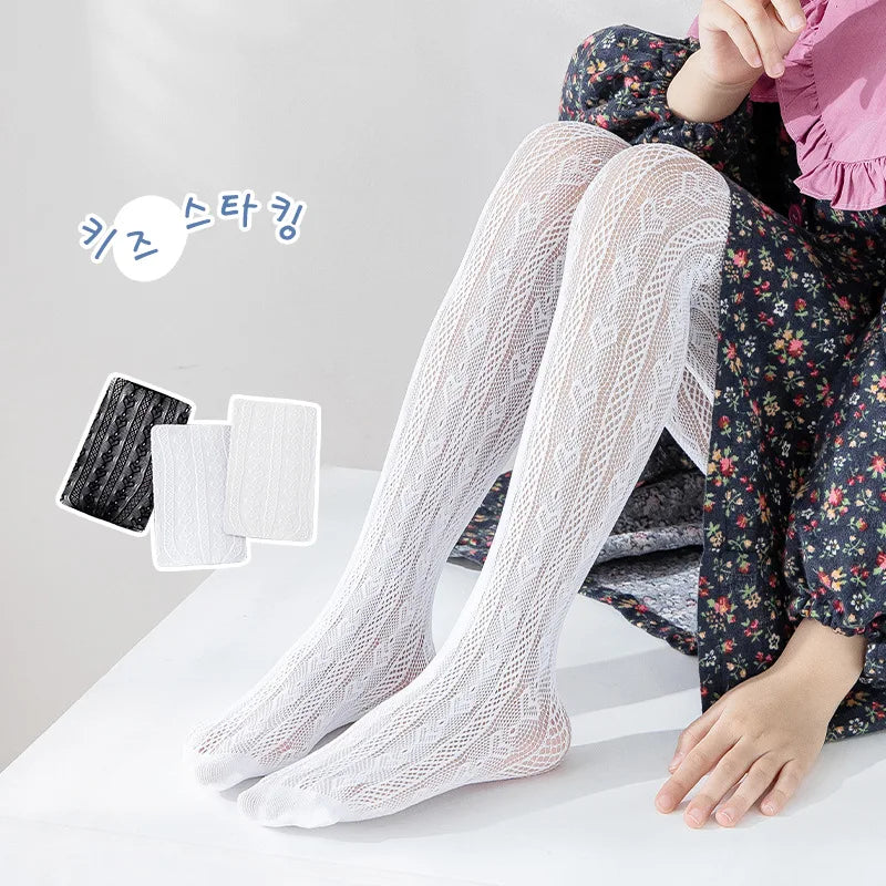 Girl Mesh Pantyhose, Fashion Nylon Girls Stocking,  Elasticity Girl Gift Children's Tights Children