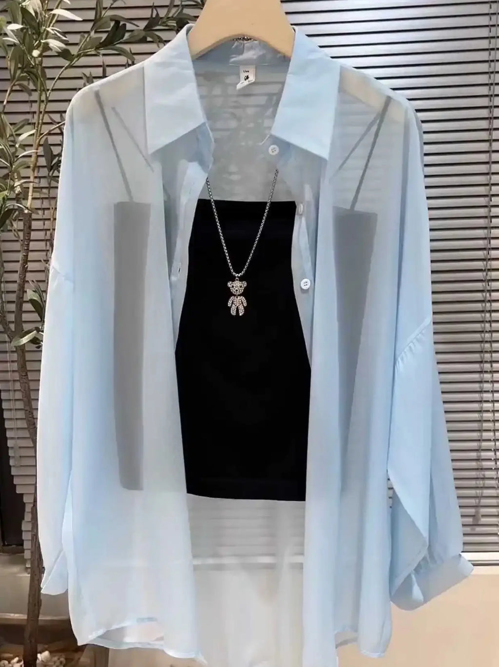 Women's Summer Lightweight Ice Sensation Pearl Shiny Sun Protection Shirt Outerwear Slender Commute Open Cardigan Top