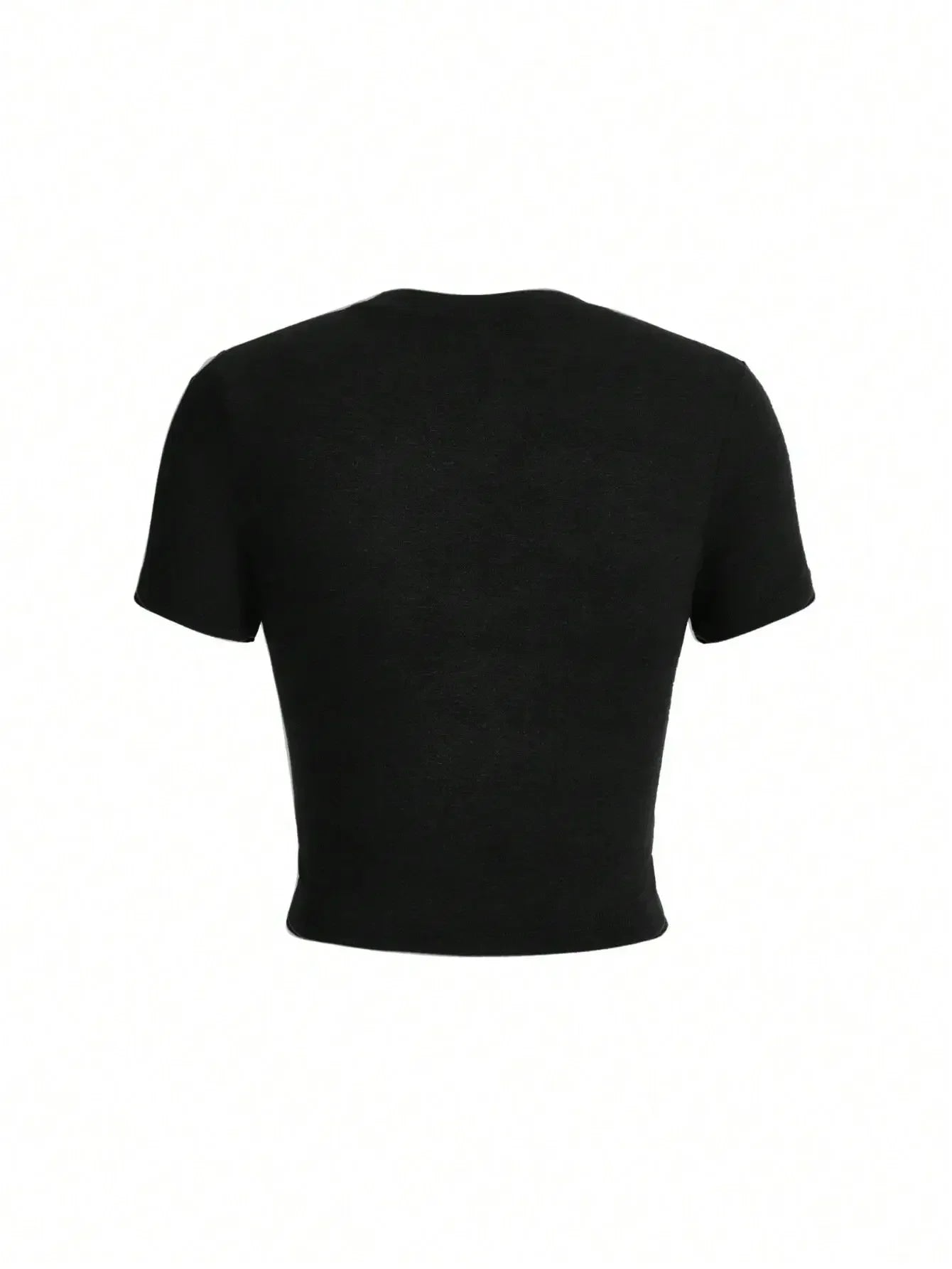 Women Crop T-shirts I'm Literally Just A Girl Letter Printed Tees Shirts O-Neck Tight Cotton Clothes Fashion Street Female Tops