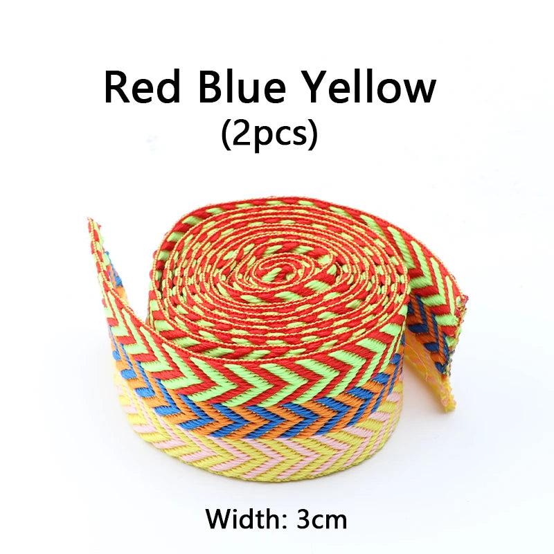 Flat Shoelaces for Sneakers Wavy Bread Shoe Laces Luxury Brand Shoelace Width 1.5cm/2cm/3cm Trend Shoe Lace Rope Shoes Strings