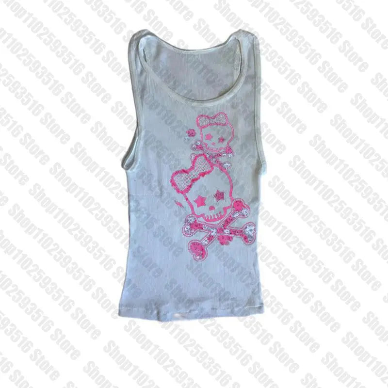 Women's Corset Top Crop Top Sexys Trashy Y2k 2000s Tops With Suspenders Woman Clothing Gothic Clothes Harajuku Summer Emo 2024