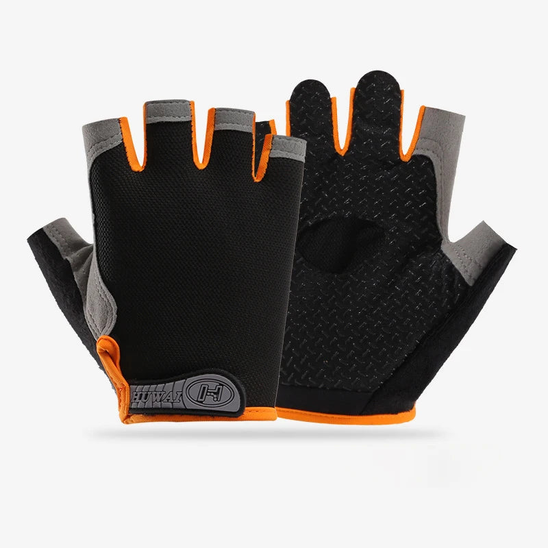 Gym Gloves Fitness Training Fingerless Men Women Bodybuilding Exercise Sports Gloves for Cycling Bicycle Anti Slip Breathable