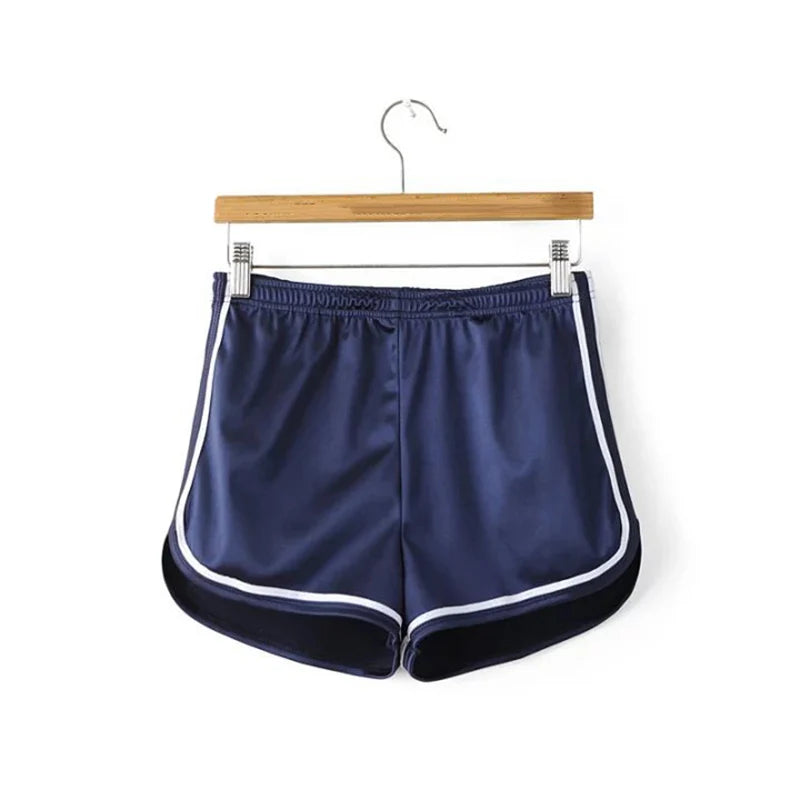 New 2023 Women Shorts Summer Silk Slim Beach Casual White Egde Shorts Hot