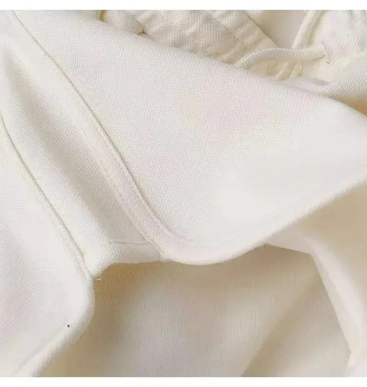 Women Casual Drawstring Sports Shorts Summer Thin High Waist Yoga A-line Shorts Loose Women Running Straight Trousers