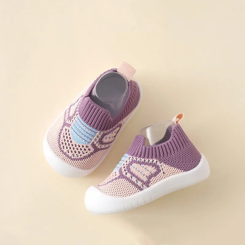Summer Breathable Mesh Baby Shoes Newborn Toddler Shoes Baby Girl Baby Socks Shoes Soft Bottom Non-slip Baby Boy Shoes 0-5 Years
