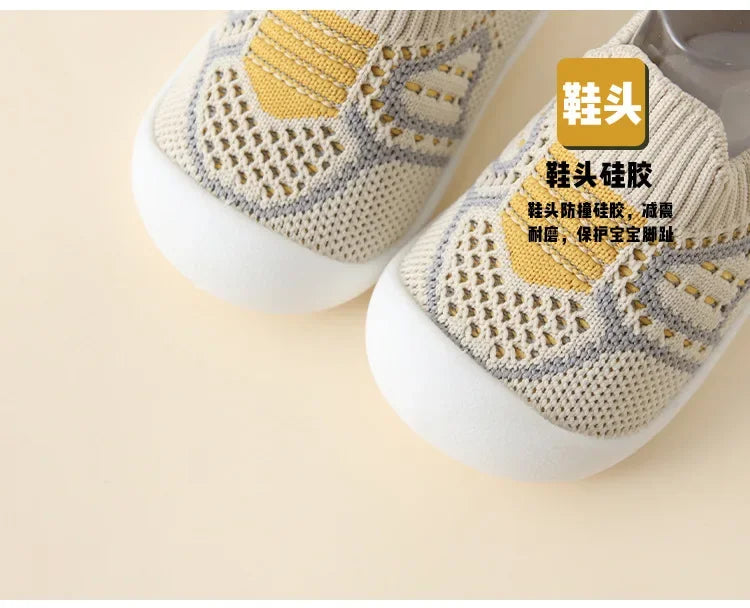 Summer Breathable Mesh Baby Shoes Newborn Toddler Shoes Baby Girl Baby Socks Shoes Soft Bottom Non-slip Baby Boy Shoes 0-5 Years