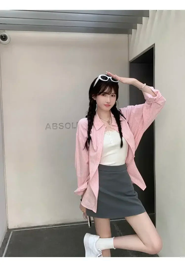 Sexy White Knit Camisole Lace Tank Top Cropped Vest Women's Sleeveless Crop Tops with Chest Pad Y2k Cute Summer Slim Undershirt