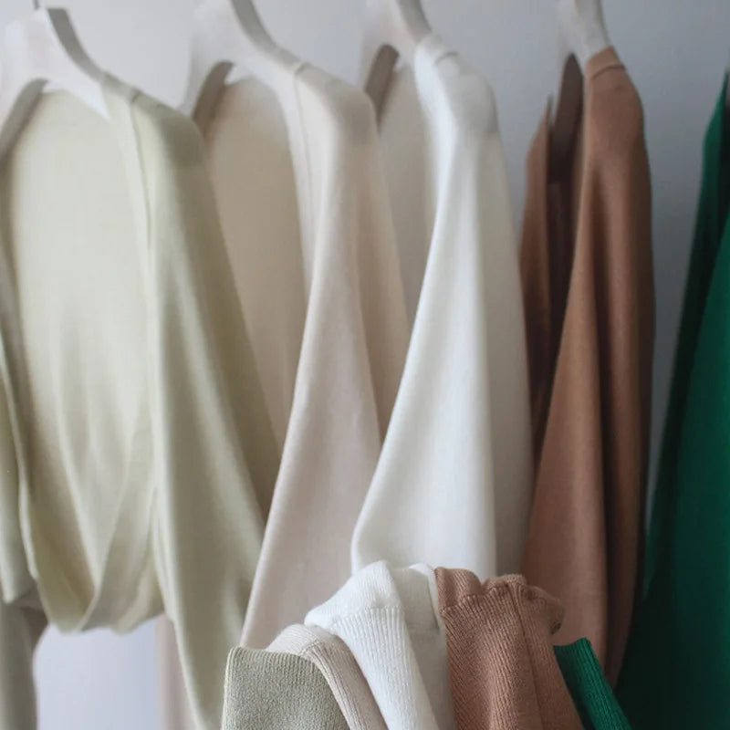 Autumn New Ice Silk Sun Protection Knitted Cardigan Strap Outer Shawl Batwing Sleeve Cover up Top Women's Fashion Trend