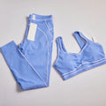 2025 New Women's Yoga Sports Camisole Vest Elastic Slim Fit Pants Two-piece Set
