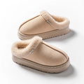 Fashion Women Fluffy Slippers for Autumn and Winter Indoor EVA Thick Sole Anti-Slip and Warm Unisex Slippers for Winter