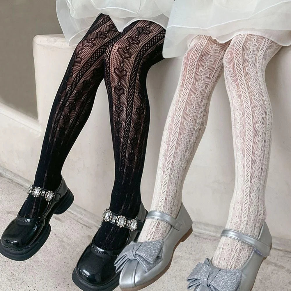 Girl Mesh Pantyhose, Fashion Nylon Girls Stocking,  Elasticity Girl Gift Children's Tights Children