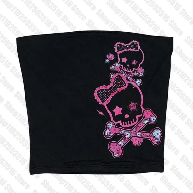 Women's Corset Top Crop Top Sexys Trashy Y2k 2000s Tops With Suspenders Woman Clothing Gothic Clothes Harajuku Summer Emo 2024