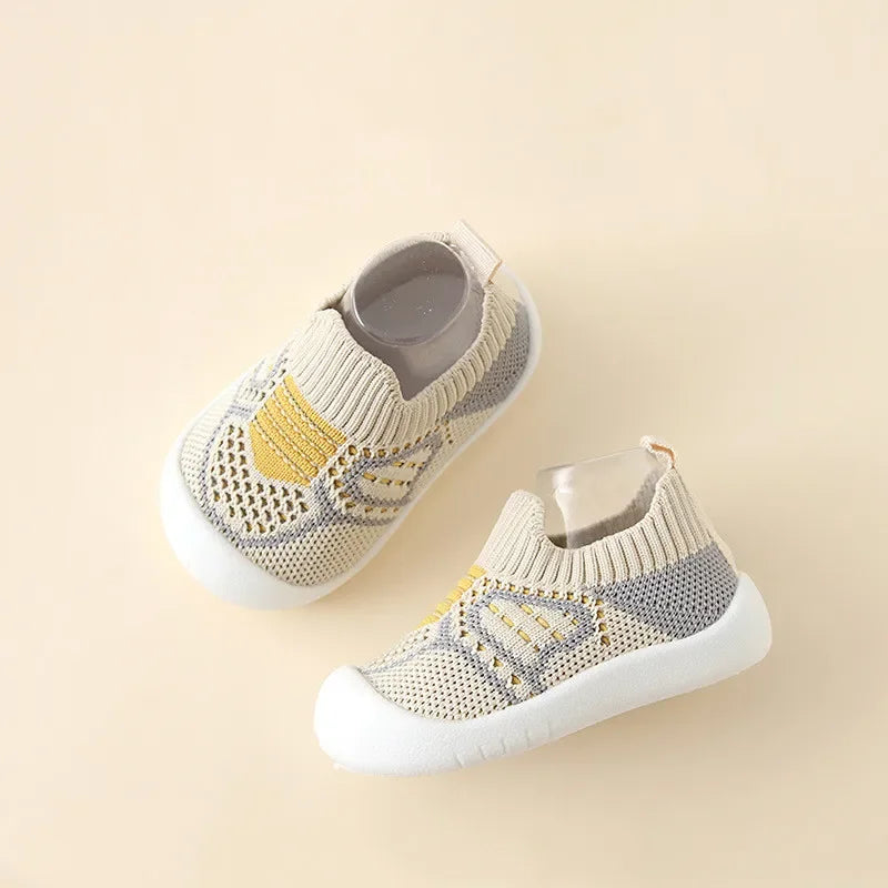 Summer Breathable Mesh Baby Shoes Newborn Toddler Shoes Baby Girl Baby Socks Shoes Soft Bottom Non-slip Baby Boy Shoes 0-5 Years