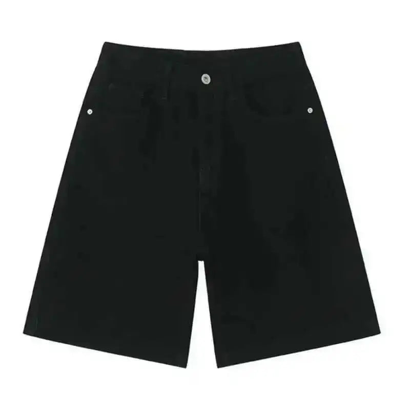IEFB Summer Denim Shorts Men's Loose Korean Style Retro Short Jeans Fashion Washed Casual Knee Length Pant New Streetwear 9A8588