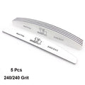 5/25Pcs/Lot Nail File Mix Color 80/100/150/180/240 Grit Professional Sandpaper Cuticle Remover Buffer Files Manicure Tool Set