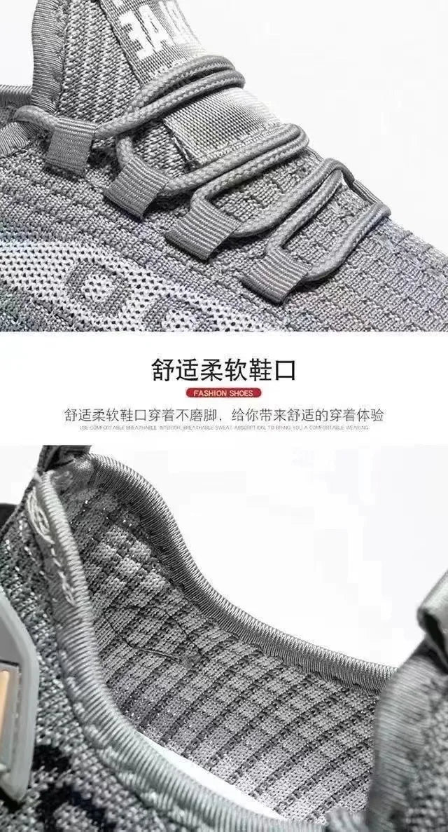 2025 Breathable Air Mesh Sneakers Comfortable Casual Sport Shoes Fashion Men's Vulcanize Shoes Lightweight Deodorant Outdoors