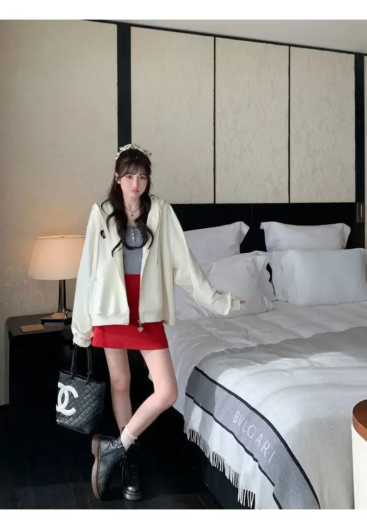 Sexy White Knit Camisole Lace Tank Top Cropped Vest Women's Sleeveless Crop Tops with Chest Pad Y2k Cute Summer Slim Undershirt