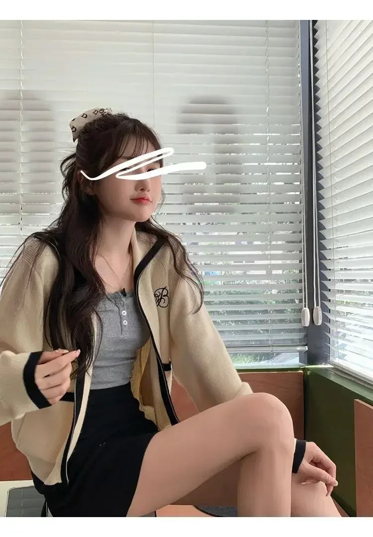 Sexy White Knit Camisole Lace Tank Top Cropped Vest Women's Sleeveless Crop Tops with Chest Pad Y2k Cute Summer Slim Undershirt