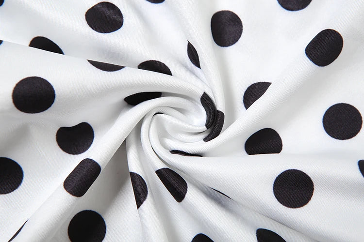 Weird Puss Polka Dot Print Vest Women Y2K Lace-Up Backless Halter v-Neck Skinny Summer Trend Daily  Street Basic Chic Tank Tops