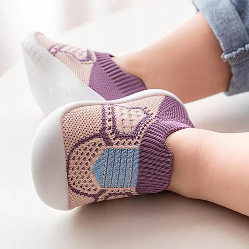 Summer Breathable Mesh Baby Shoes Newborn Toddler Shoes Baby Girl Baby Socks Shoes Soft Bottom Non-slip Baby Boy Shoes 0-5 Years