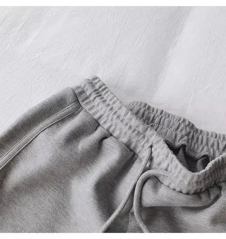 Women Casual Drawstring Sports Shorts Summer Thin High Waist Yoga A-line Shorts Loose Women Running Straight Trousers
