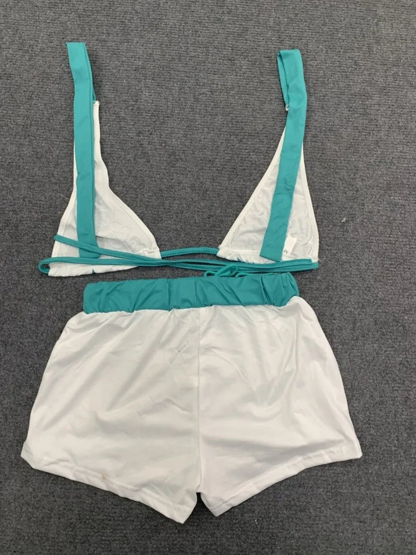 Spring and Summer Fashion Trend: Y2K Sexy Bikini - Ins European and American Niche Design, Figure-Hugging Swimsuit Set