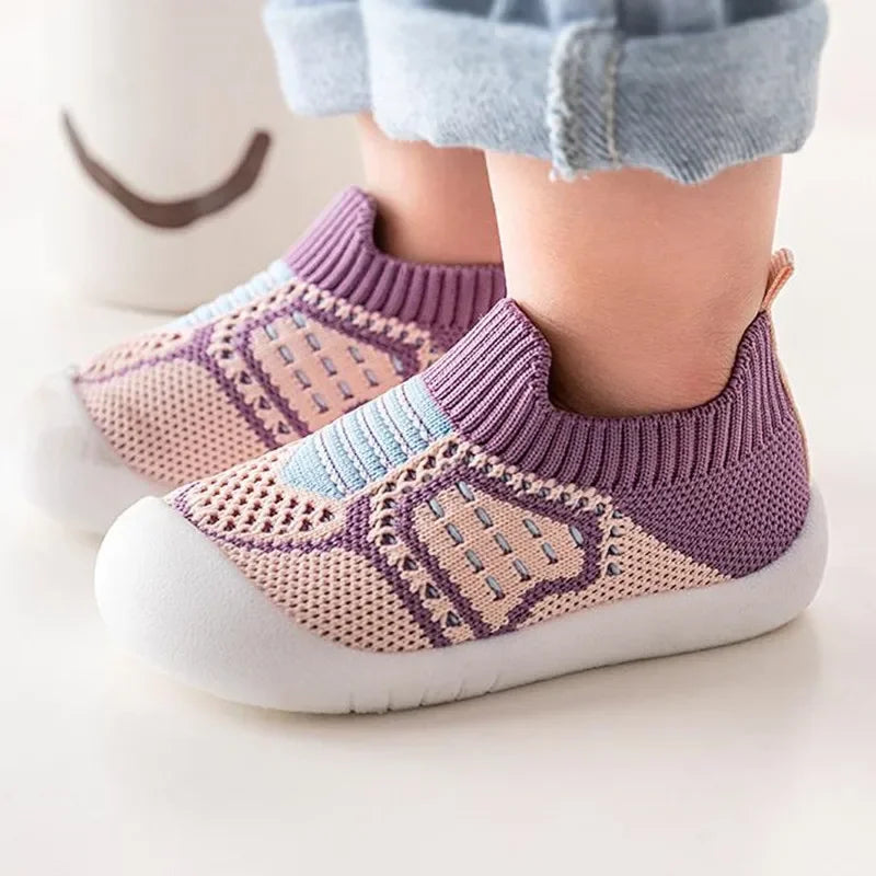 Summer Breathable Mesh Baby Shoes Newborn Toddler Shoes Baby Girl Baby Socks Shoes Soft Bottom Non-slip Baby Boy Shoes 0-5 Years