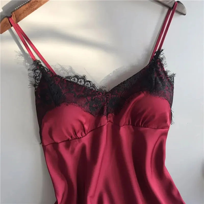 Women Pajama Suit Fashion V-Neck Lace Sexy Lingerie Pyjamas Sleep Shorts Set Sleepwear New