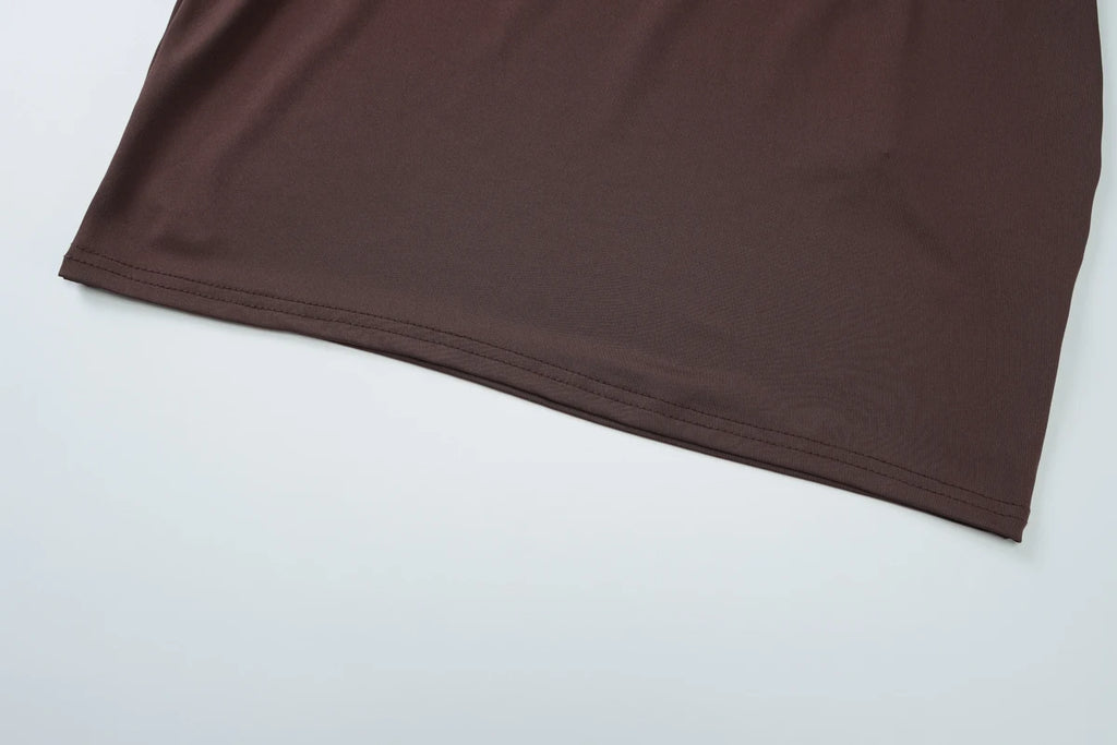 Hugcitar Fashion Halter Solid Sleeveless Backless Bandage Ruched Sexy Slim Mini Dress Summer Clothes Party Vacation Club