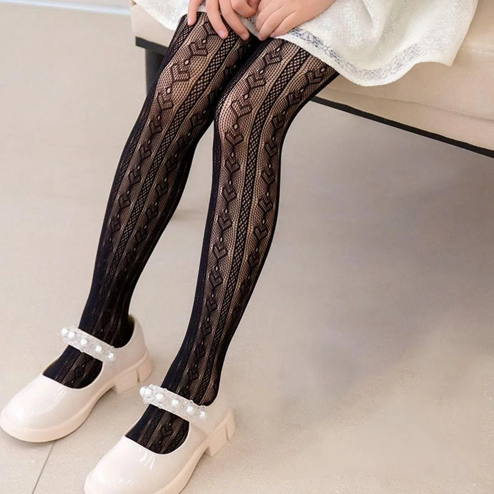 Girl Mesh Pantyhose, Fashion Nylon Girls Stocking,  Elasticity Girl Gift Children's Tights Children