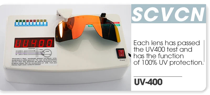 SCVCN New Cycling Glasses Bike Sunglasses Men UV400 Eyewear Outdoor Sports MTB Goggles Bicycle Women Riding Hiking Sunglasses