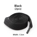 Flat Shoelaces for Sneakers Wavy Bread Shoe Laces Luxury Brand Shoelace Width 1.5cm/2cm/3cm Trend Shoe Lace Rope Shoes Strings