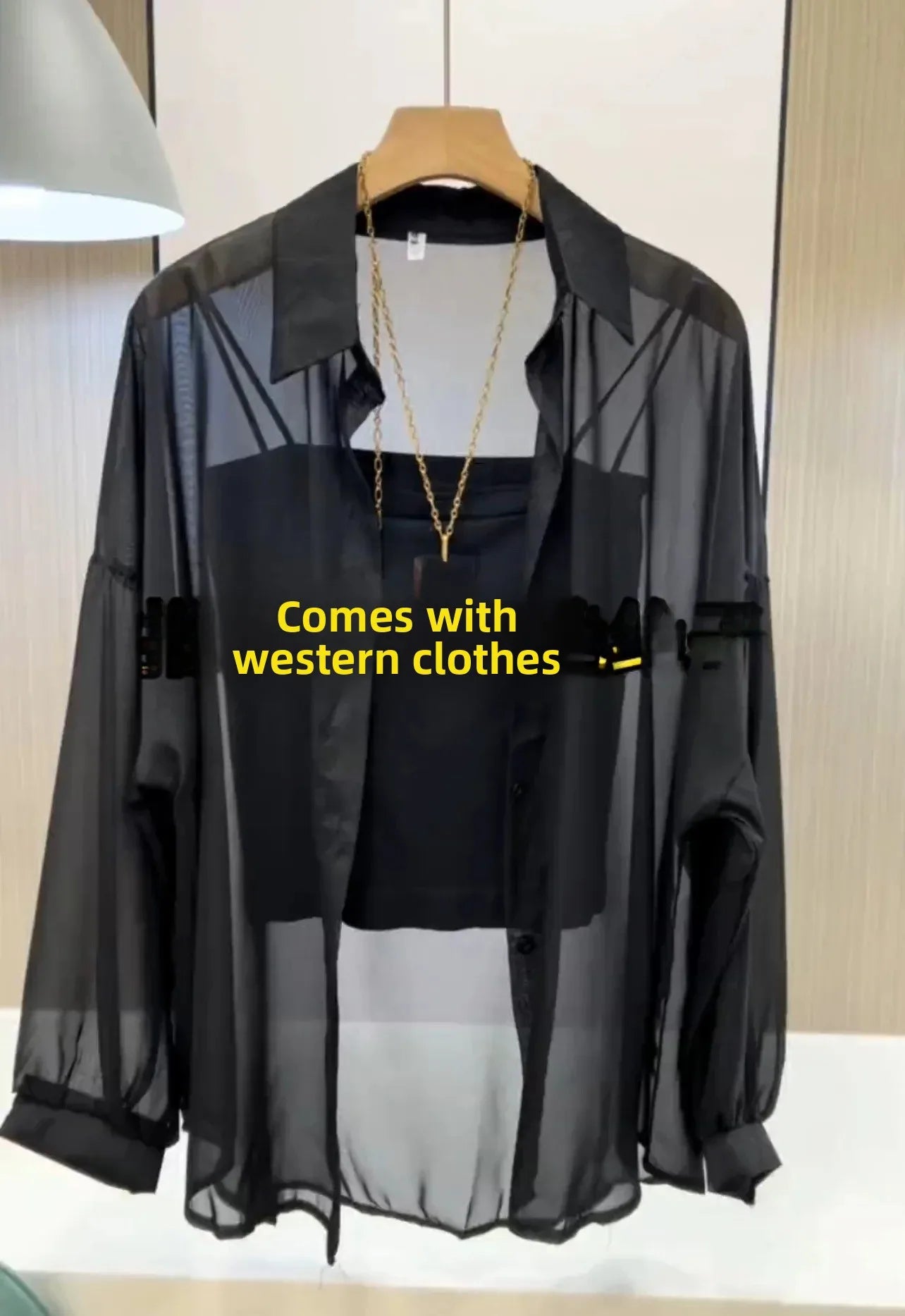 Women's Summer Lightweight Ice Sensation Pearl Shiny Sun Protection Shirt Outerwear Slender Commute Open Cardigan Top