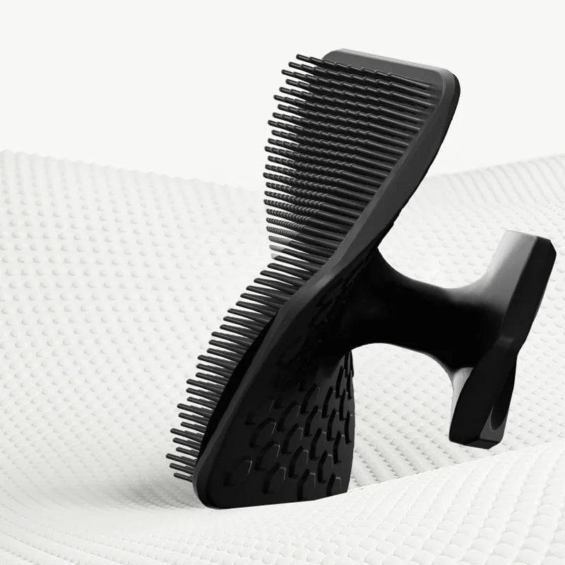 Alwafore Facial Cleaning Brush Scrubber Silicone Miniature Face Deep Clean Shave Massage Face Scrub Brush Face Cleaner For Men