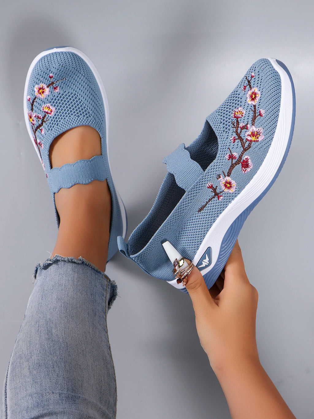 Women's summer breathable mesh flat shoes women's shoes casual sports shoes, clearance free shipping
