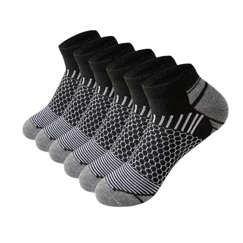 6/12 Pairs Colorful Men's Low Tub Socks Fashion Comfortable Autumn Classic Black Business Sock High-quality Men's Short Socks