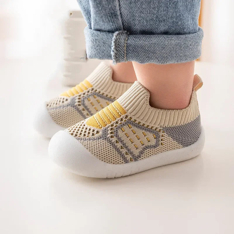 Summer Breathable Mesh Baby Shoes Newborn Toddler Shoes Baby Girl Baby Socks Shoes Soft Bottom Non-slip Baby Boy Shoes 0-5 Years