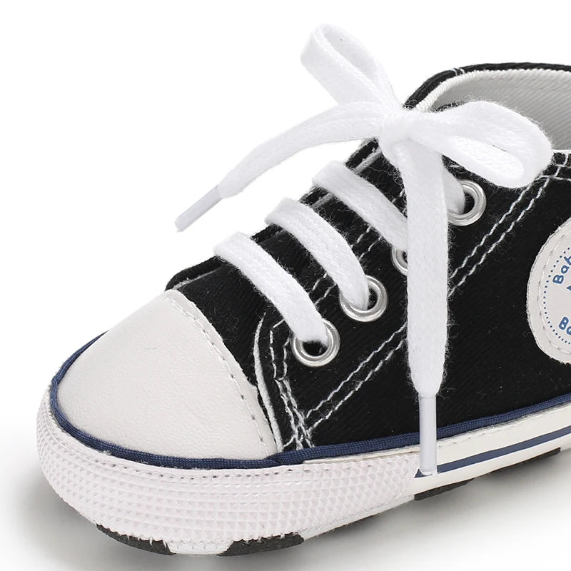 Infant Toddler Anti-slip Baby Shoes Baby Canvas Classic Sneakers Newborn Star Sports Shoes Baby Boys Girls First Walkers Shoes